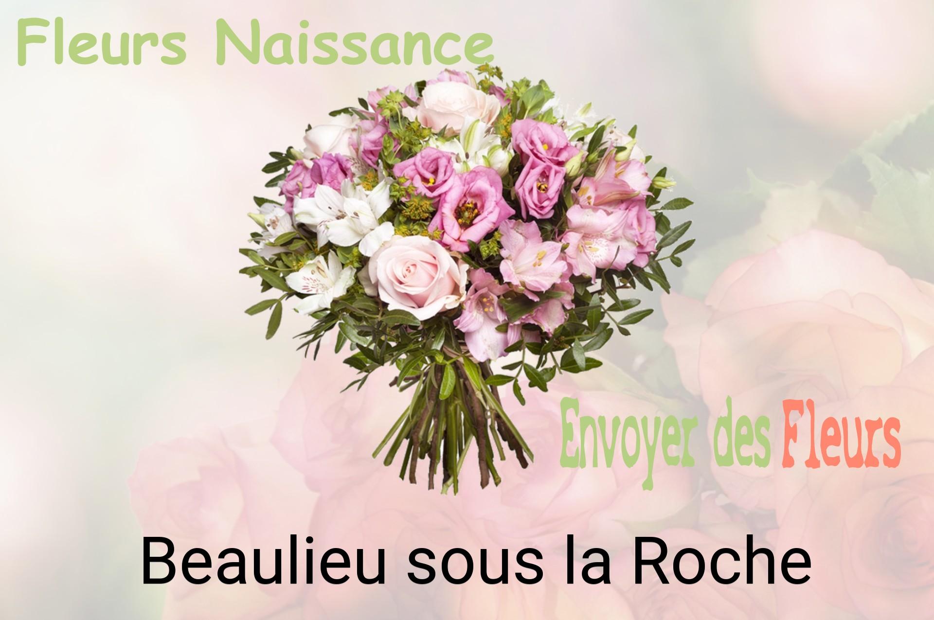 Bouquet de fleurs de naissance livré à Beaulieu-sous-la-Roche