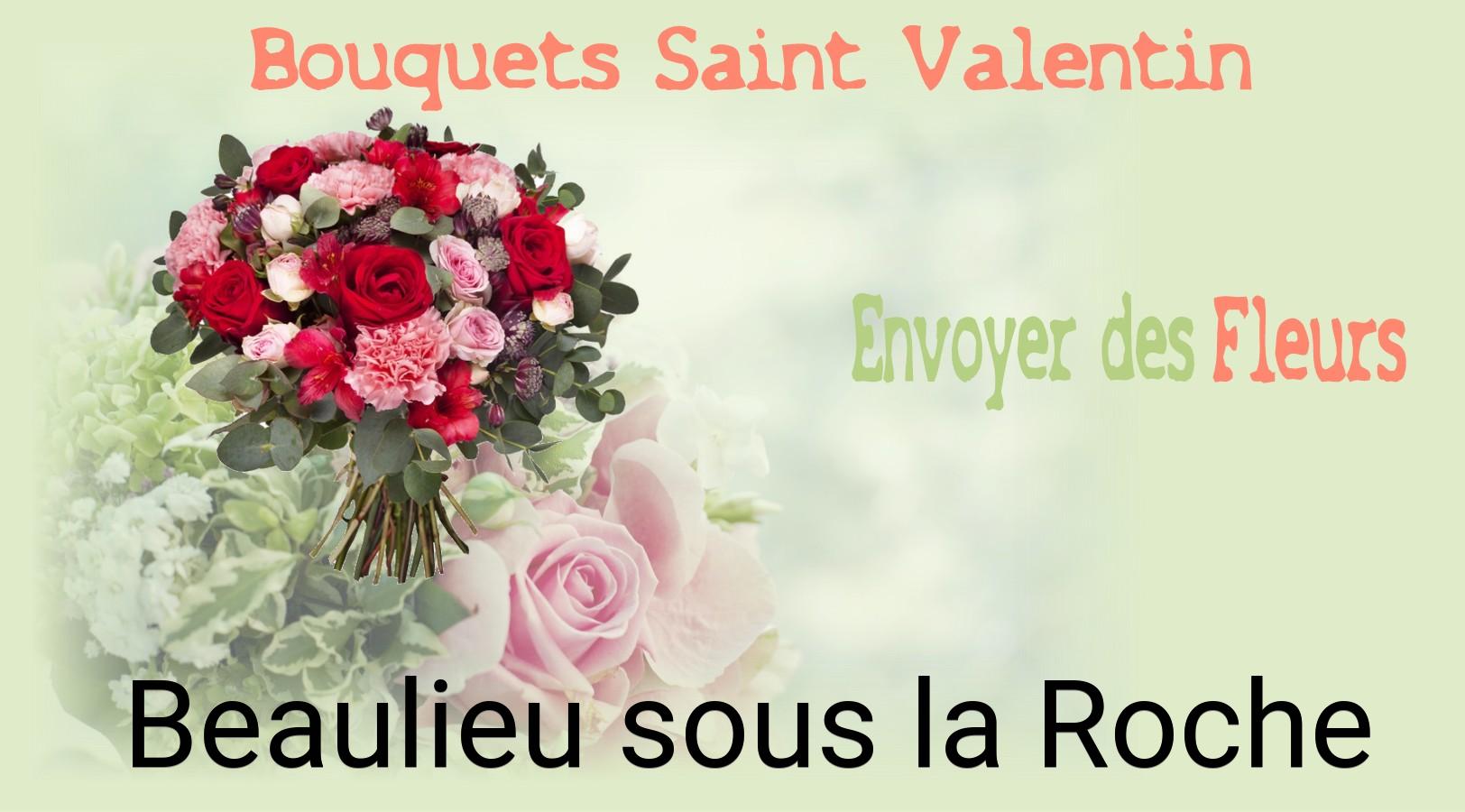 Roses de Saint-Valentin livrées à Beaulieu-sous-la-Roche